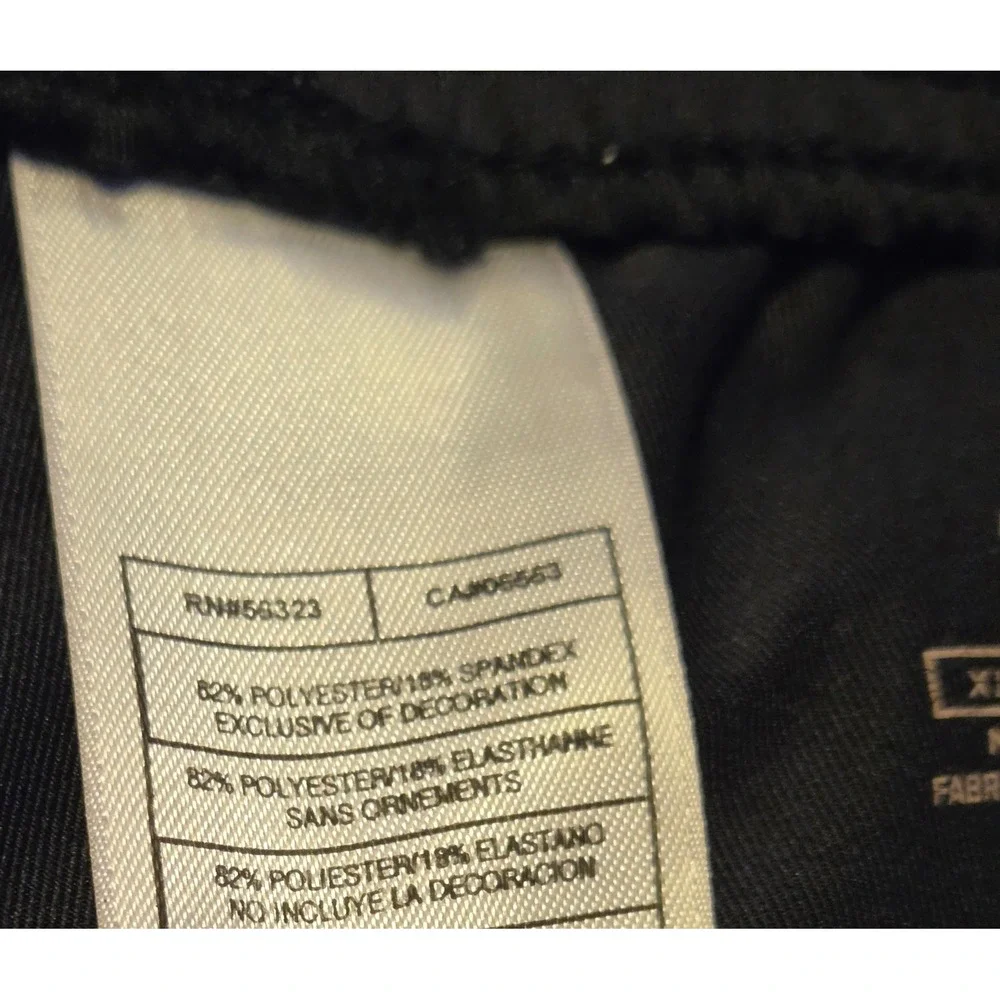 Nike Dri-Fit Skinny Leggings Women's Size XL Black Spandex Blend